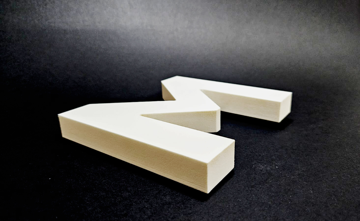 Lettere 3D in Forex Bianco Naturale